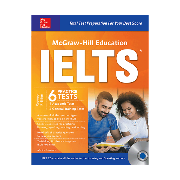 خرید کتاب McGraw-Hill  IELTS 6 Practice Tests (2nd) + CD